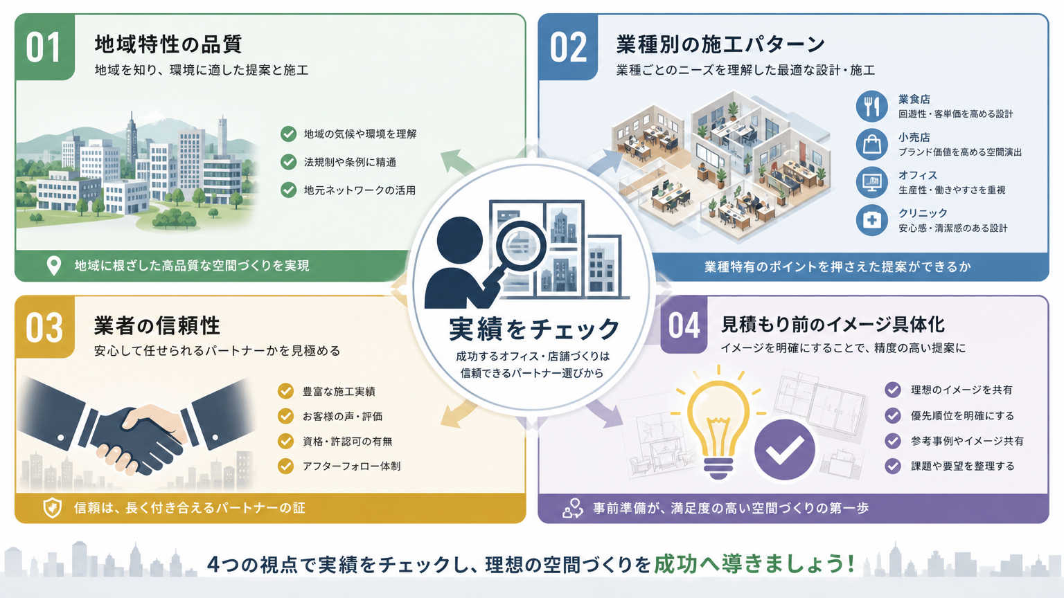 関西の施工事例を確認すべき理由